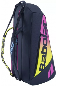 Babolat RH6 Pure Aero Rafa blue yellow pink 6 Racquet Tennis Bag 751220 200732